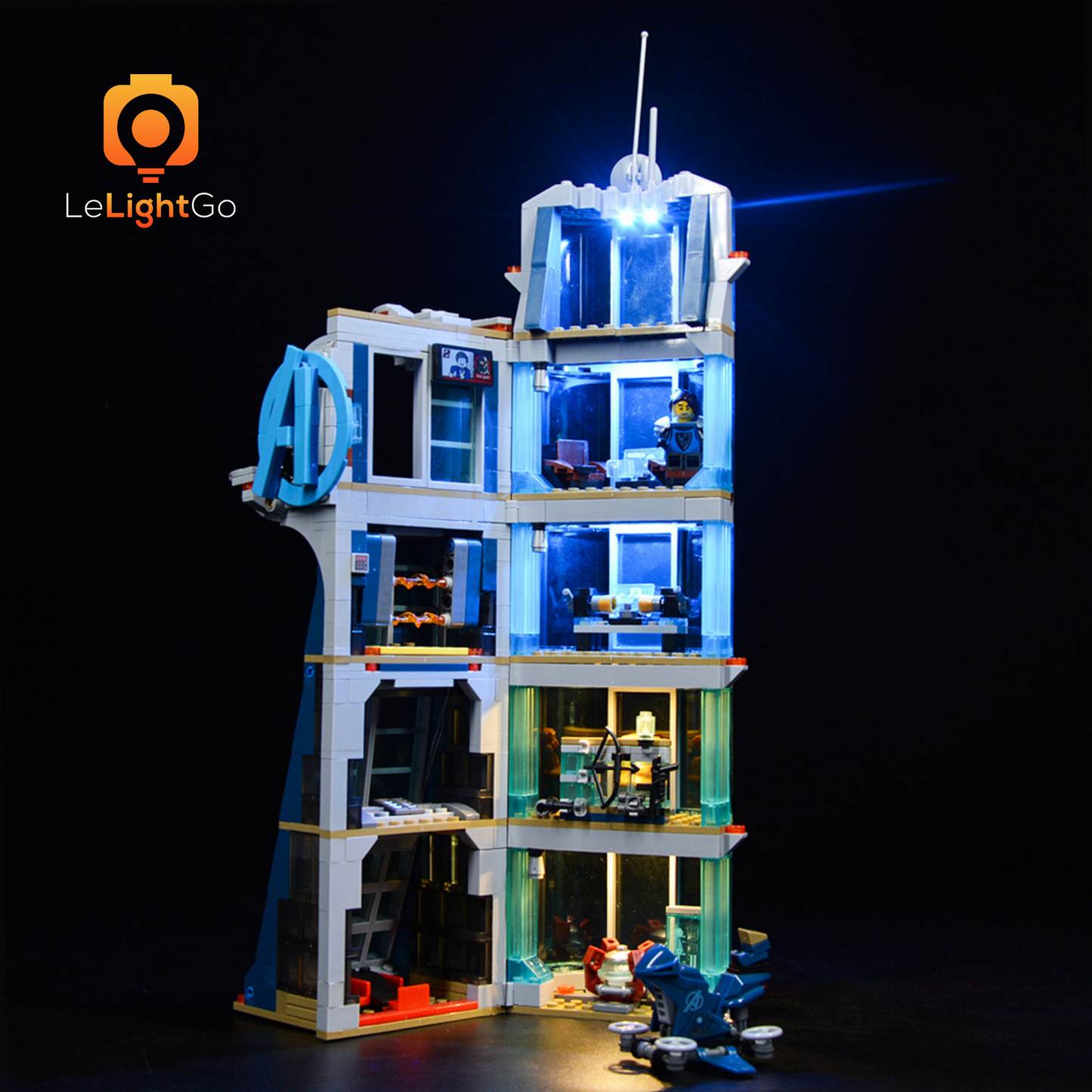 Light Kit For Avengers Tower Battle 76166
