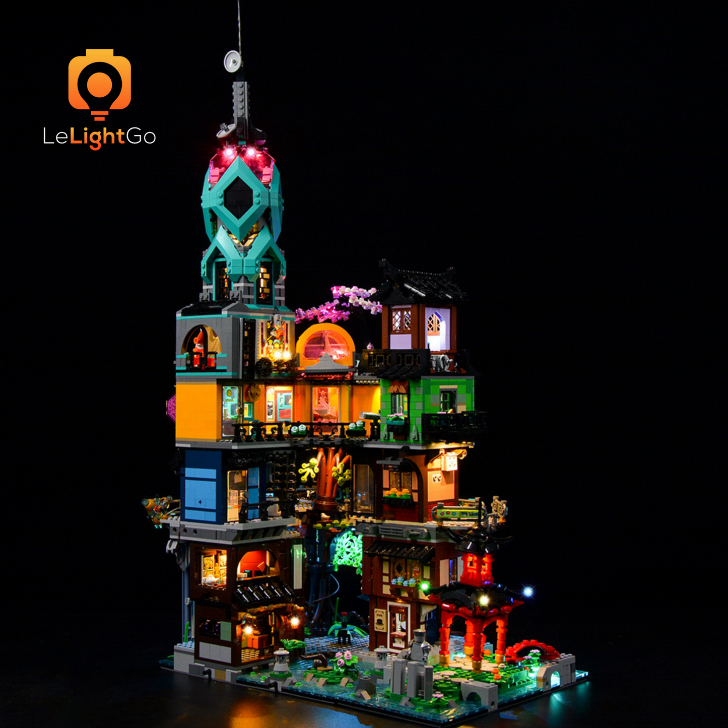 Light Kit For NINJAGO City Gardens 71741