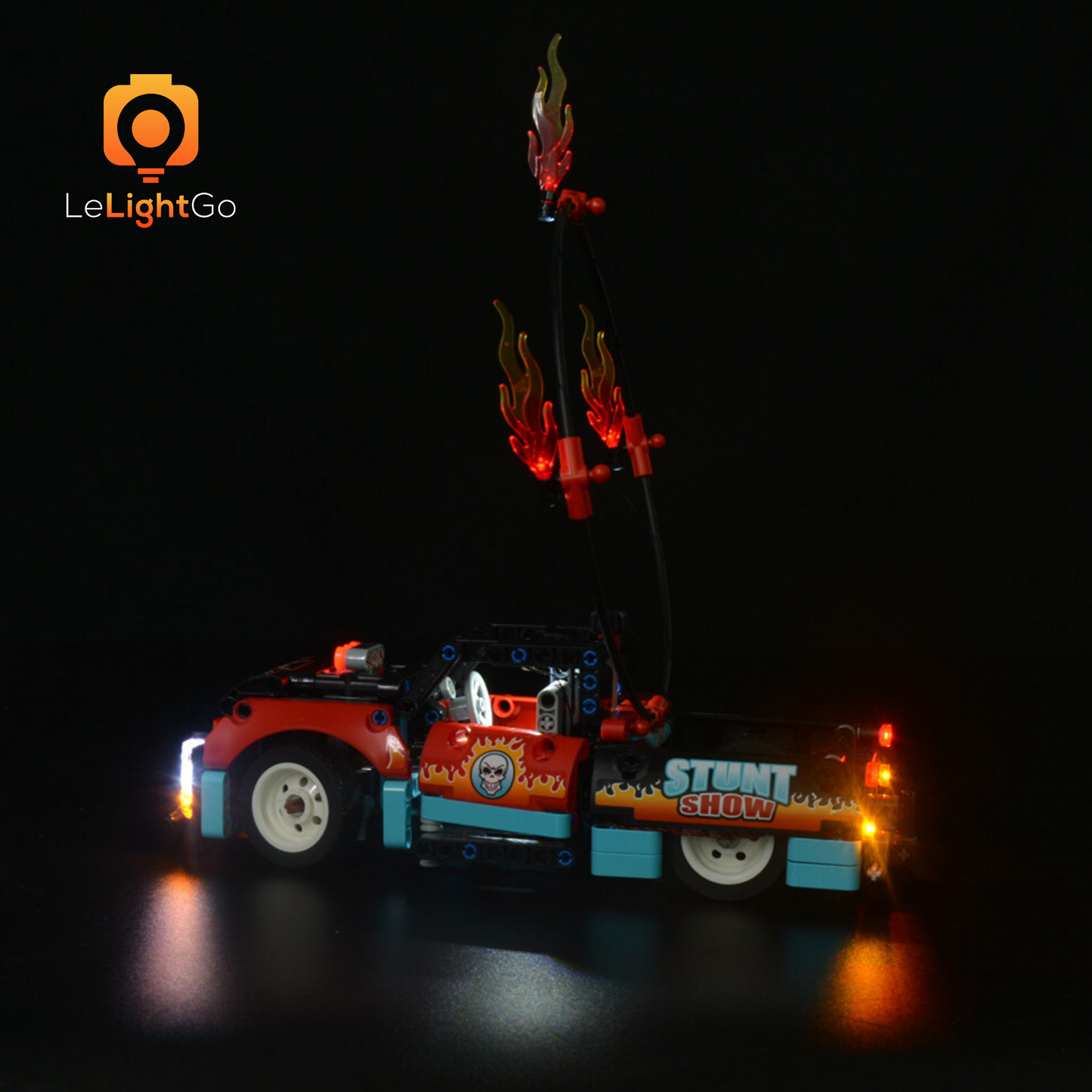 Light Kit For Stunt Show Truck & Bike 42106