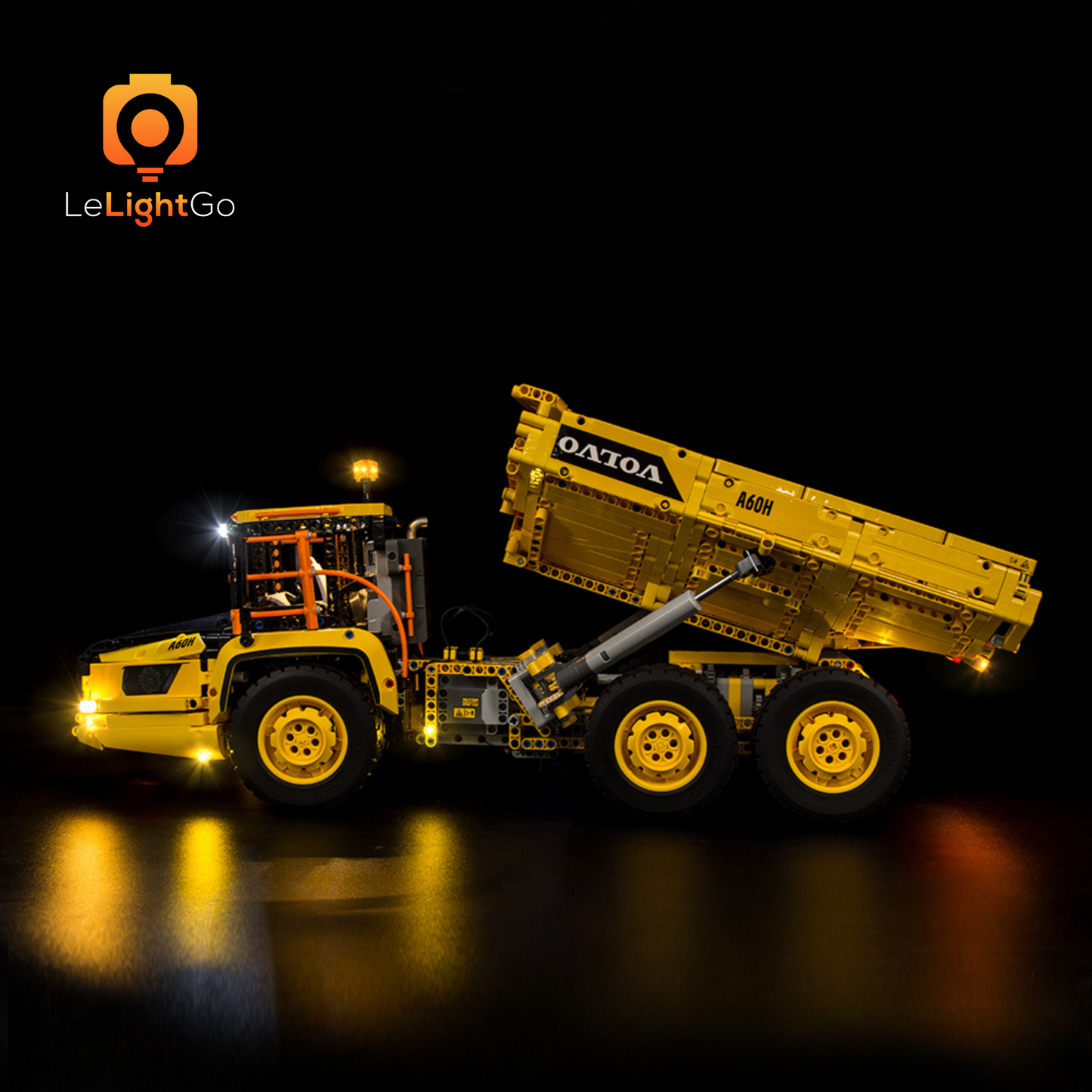 Light Kit For 6x6 Volvo Articulated Hauler 42114