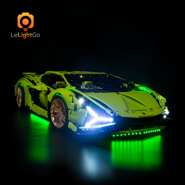 Led Kit Lamborghini Sian Light Kit LIGHT MY BRICKS Kit For