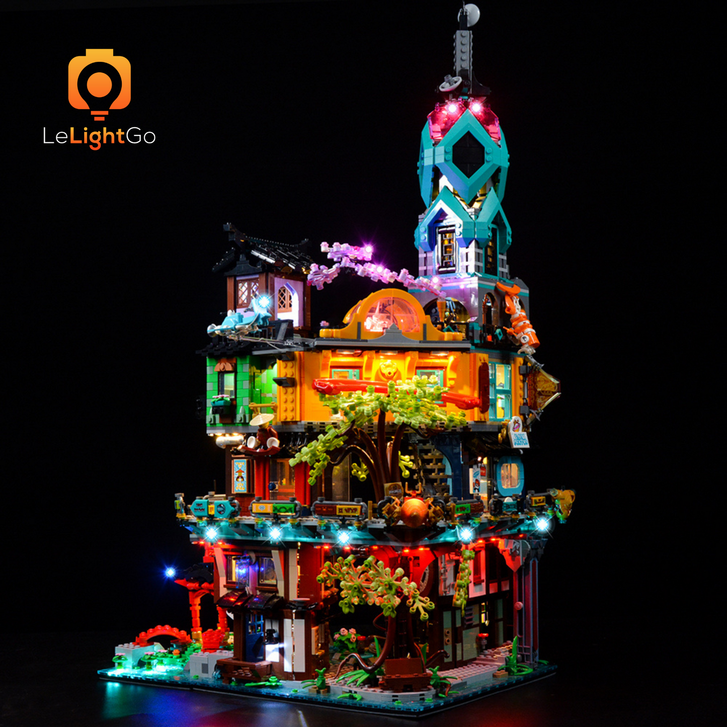 Light Kit For NINJAGO City Gardens 71741