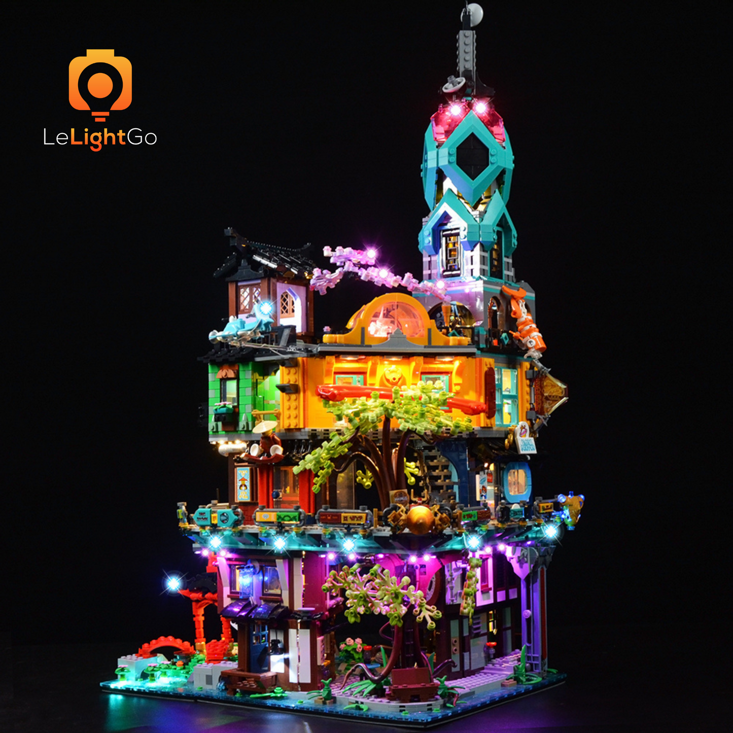 Light Kit For NINJAGO City Gardens 71741