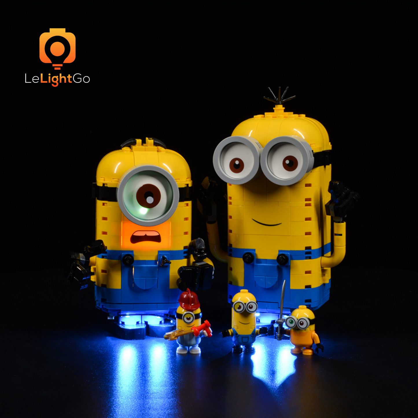 Light Kit For Brick-built Minions and their Lair 75551