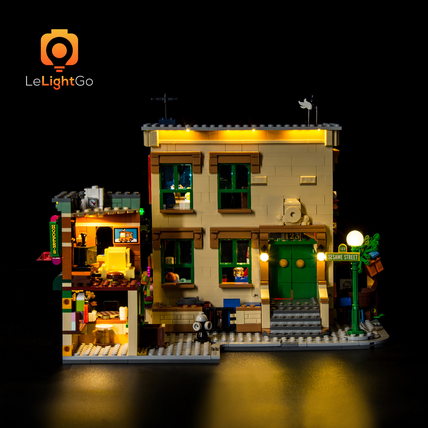 Light Kit For 123 Sesame Street 21324