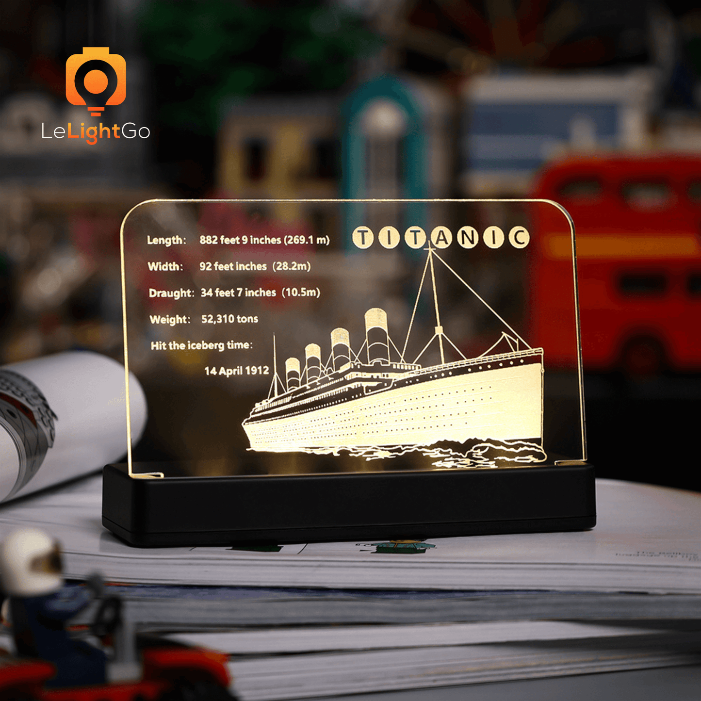 LED Nameplate for Titanic 10294