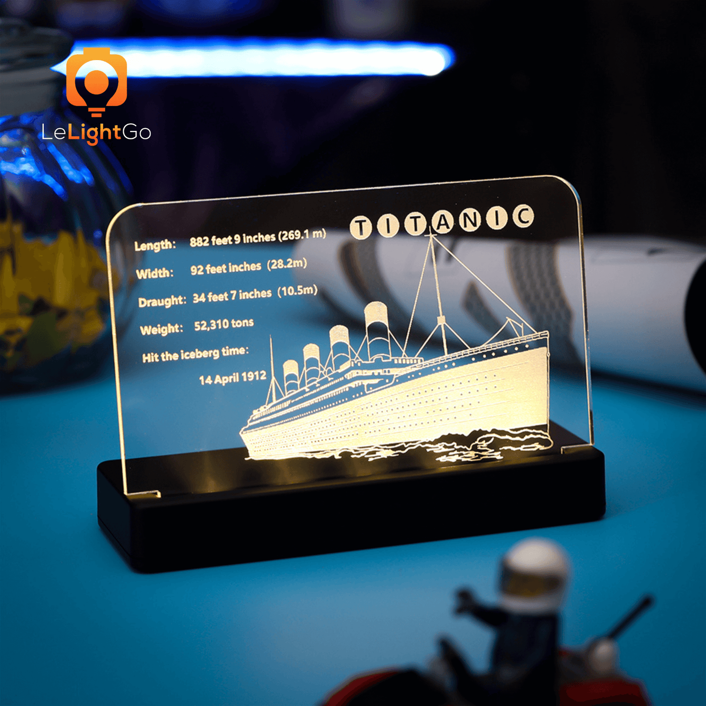 LED Nameplate for Titanic 10294