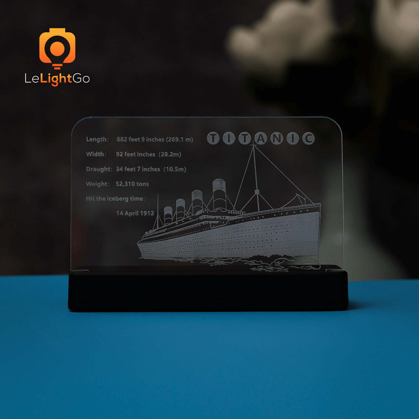 LED Nameplate for Titanic 10294