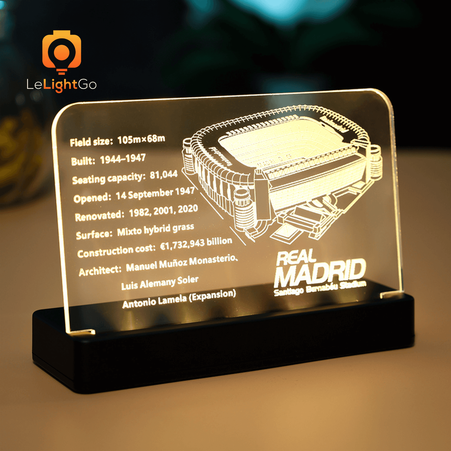 LED Nameplate for Real Madrid – Santiago Bernabéu Stadium 10299