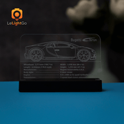 LED Nameplate for Bugatti Chiron 42083