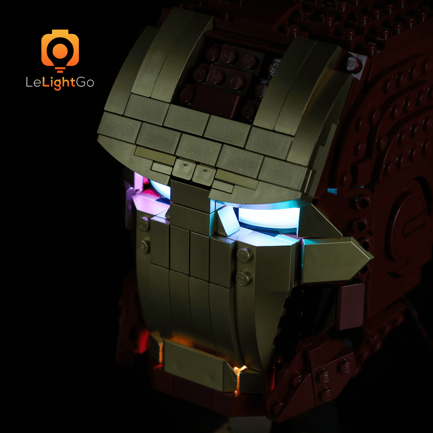 Light Kit For Iron Man Helmet 76165