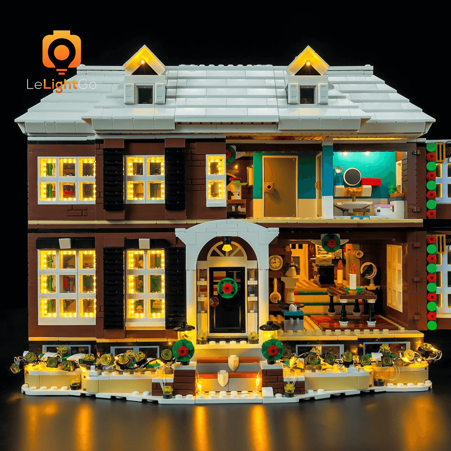Light Kit for Home Alone 21330 (Christmas Edition)