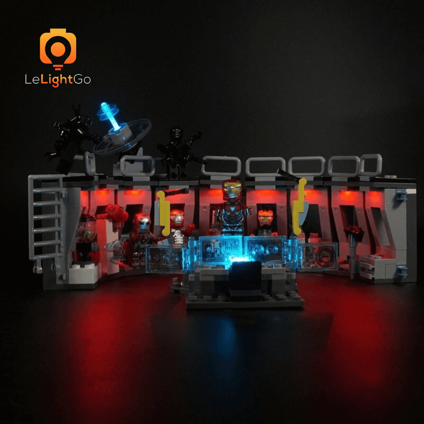 Light Kit For Iron Man Hall of Armor 76125