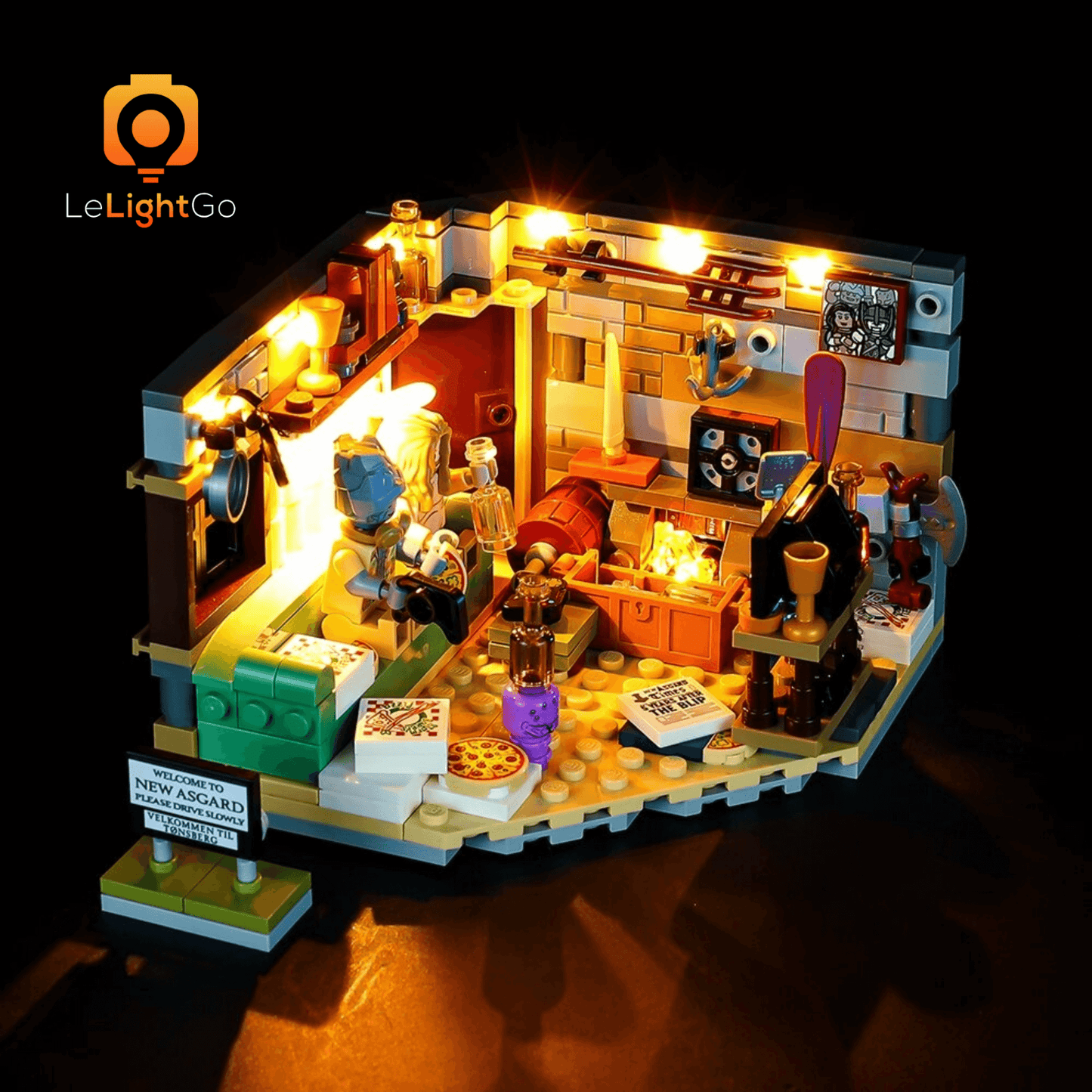 Light Kit For Bro Thor's New Asgard 76200