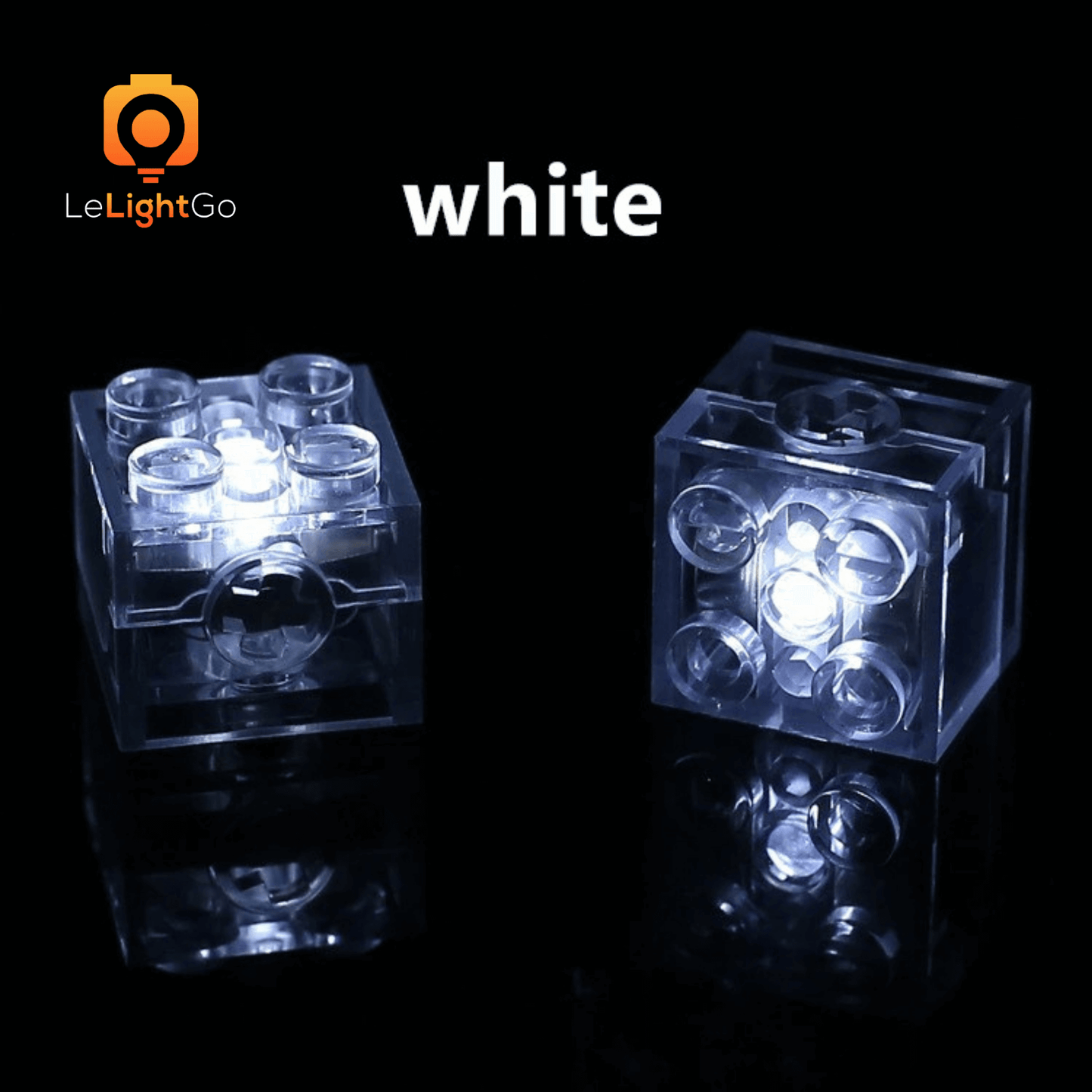 LeLightGo DIY 1 piece 2x2 LED Light Brick