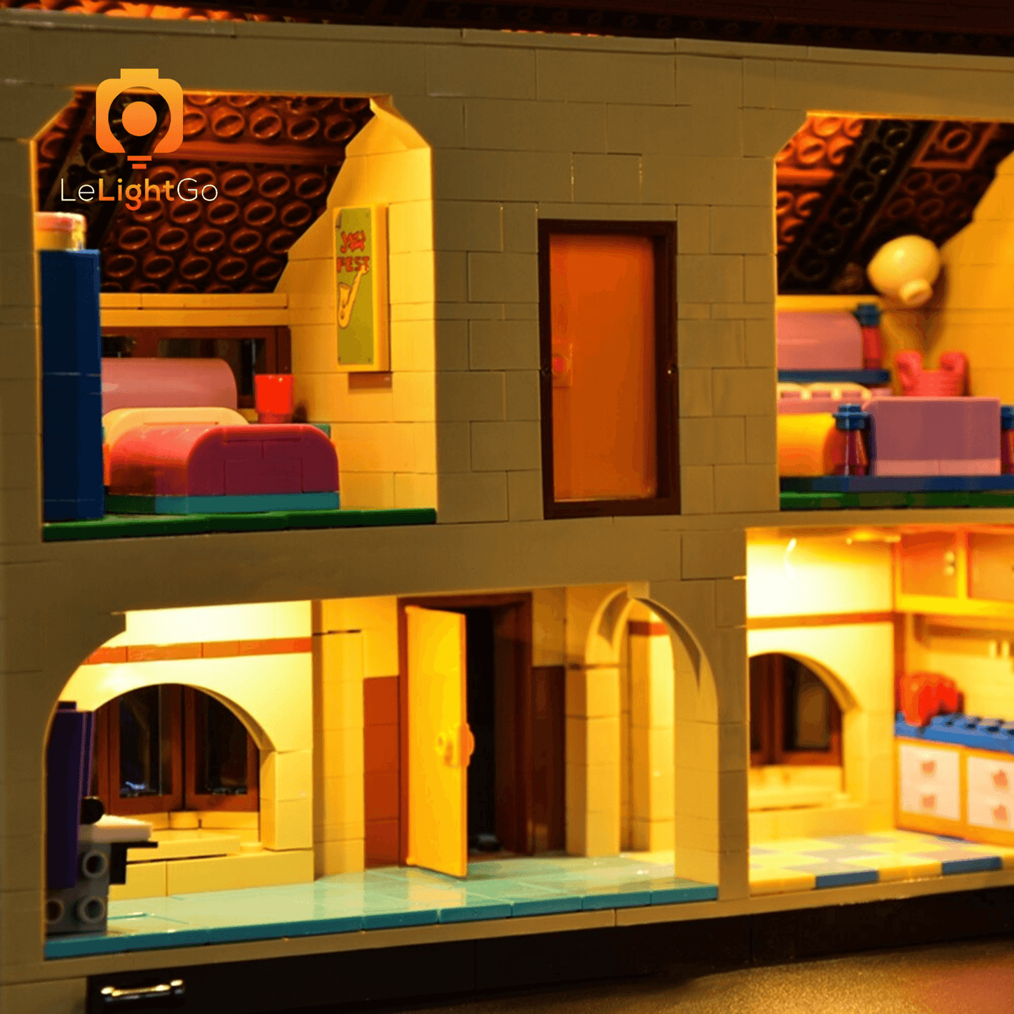 Light Kit For Simpsons House 71006