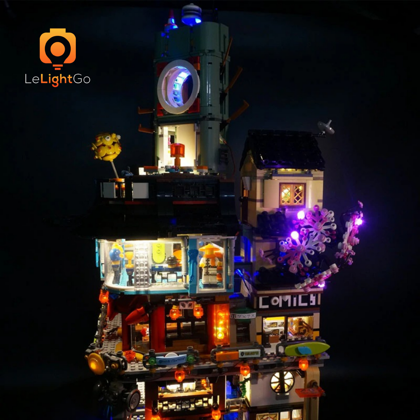 Light Kit For Ninjago City 70620