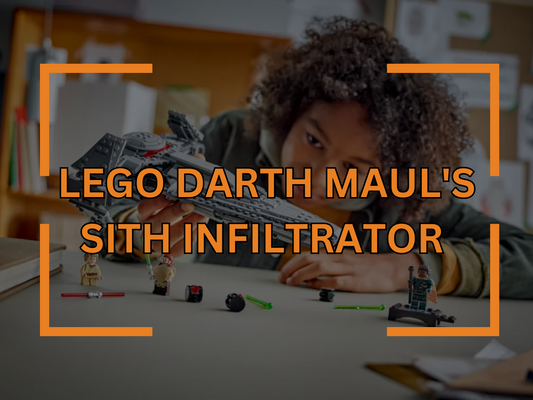 LEGO Darth Maul's Sith Infiltrator 75383 Set Review - Build Sith Ambush In The Shadows
