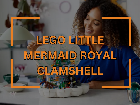 LEGO Little Mermaid Royal Clamshell 43225 Set Review - Building the Under The Sea Treasure