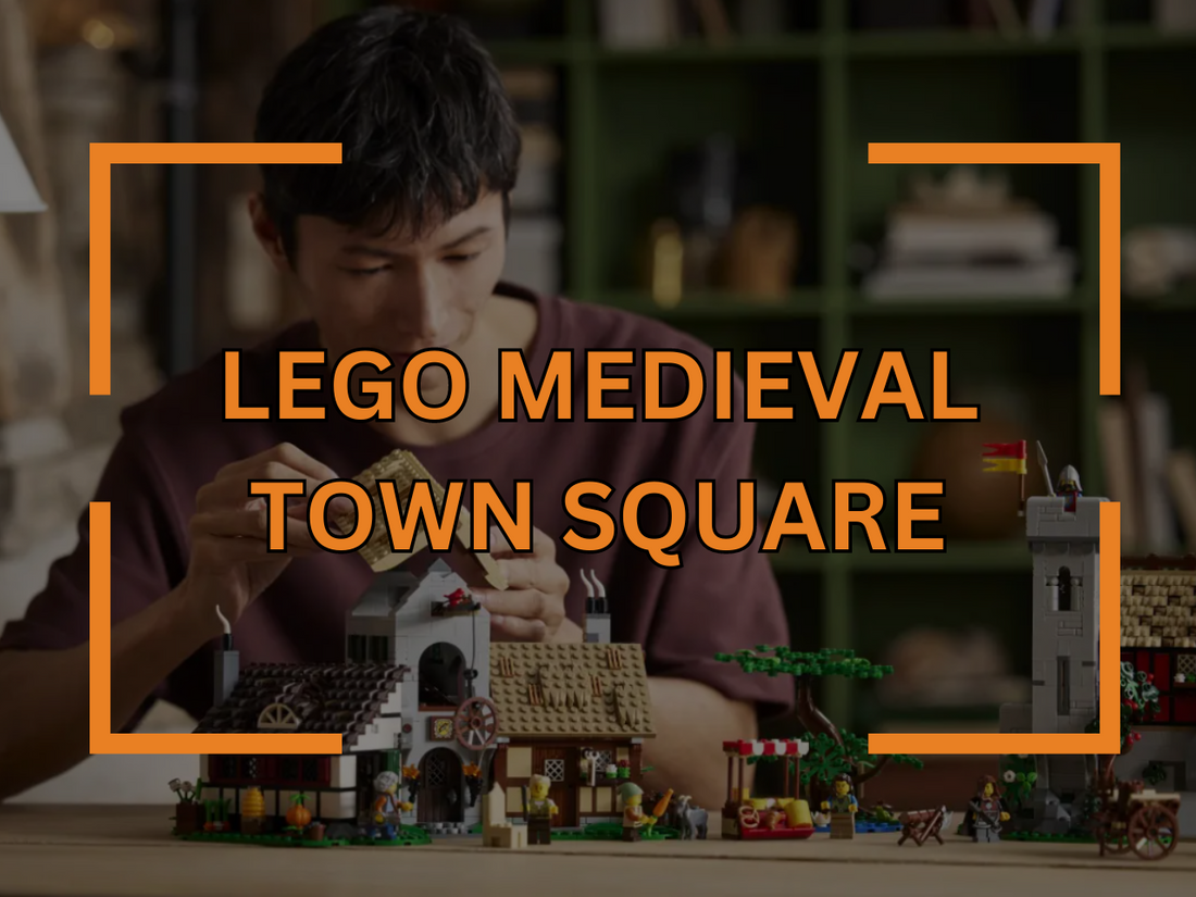 LEGO Medieval Town Square 10332 Set Review - Jousting, Markets, and More!