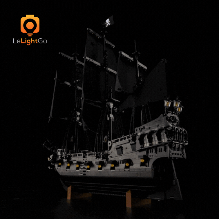 Light Kit For Captain Jack Sparrow's Pirate Ship 10365