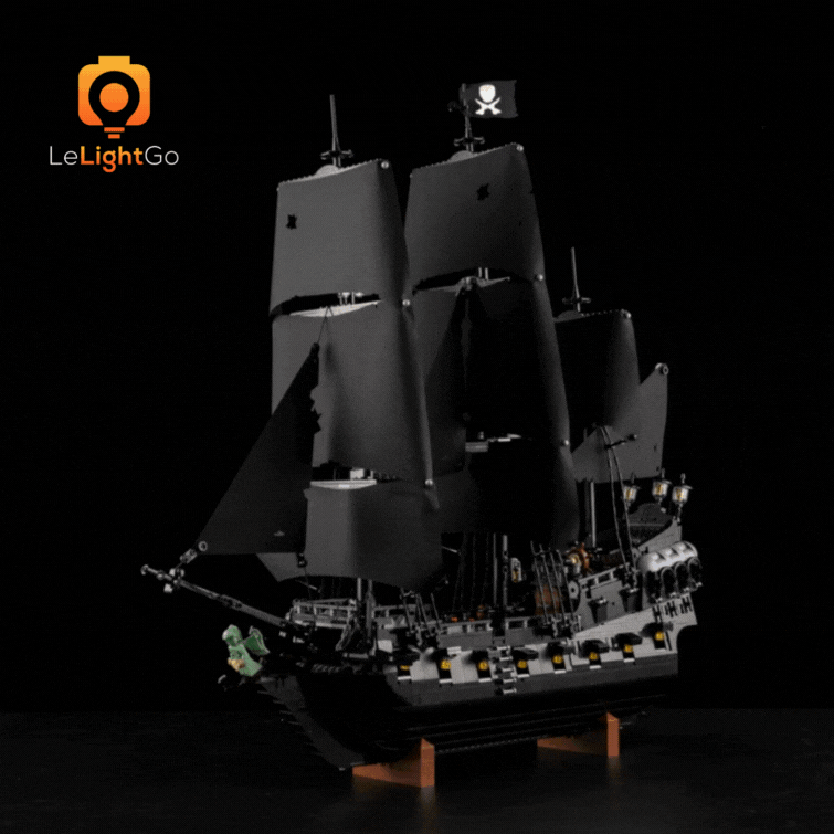 Light Kit For Captain Jack Sparrow's Pirate Ship 10365