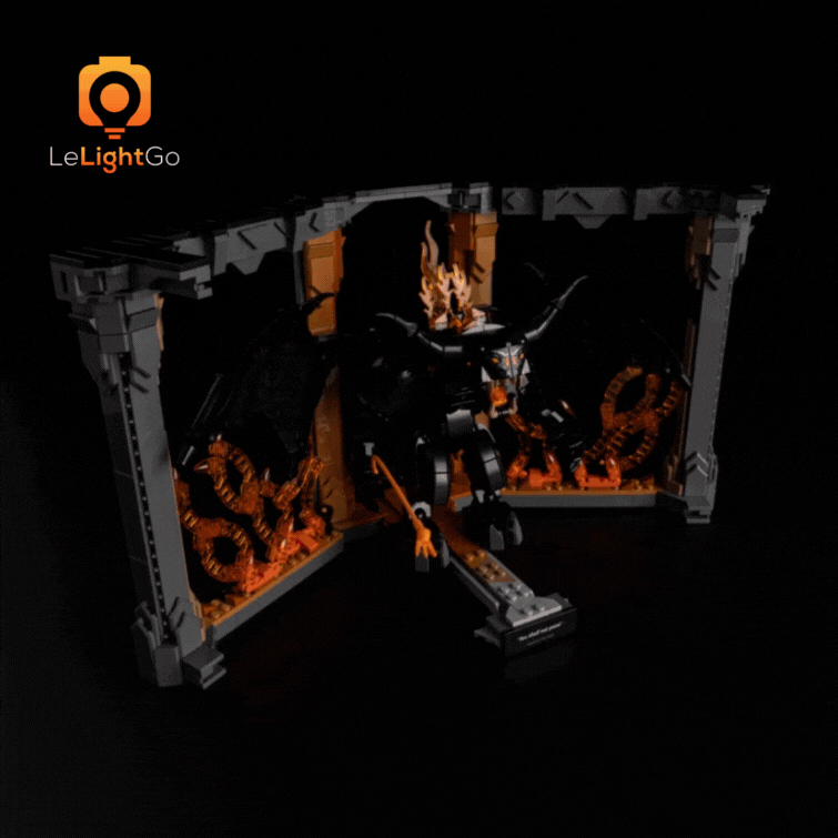 Light Kit For The Lord of the Rings: Balrog Book Nook 10367