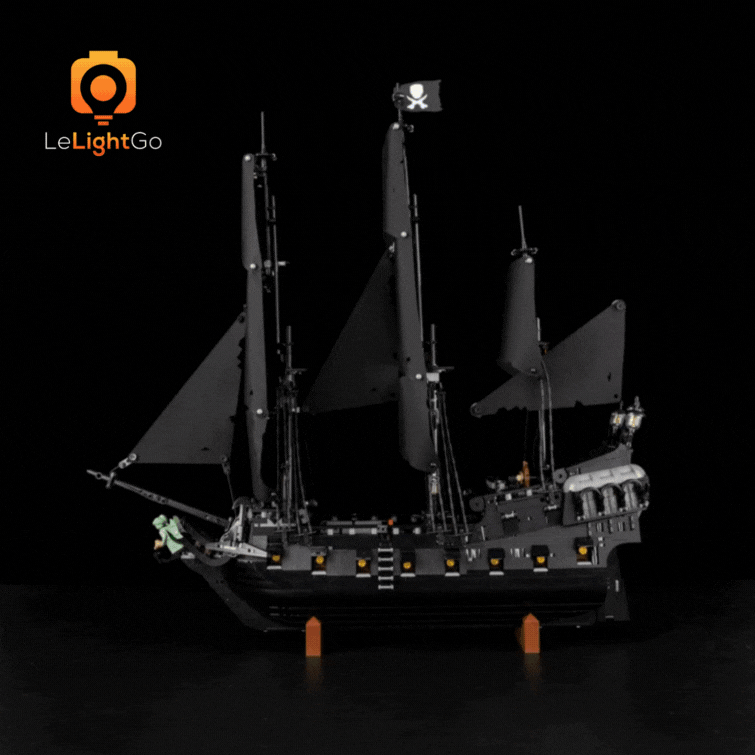 Light Kit For Captain Jack Sparrow's Pirate Ship 10365