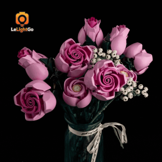 Light Kit For Bouquet of Pink Roses 10374