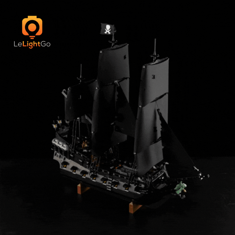 Light Kit For Captain Jack Sparrow's Pirate Ship 10365