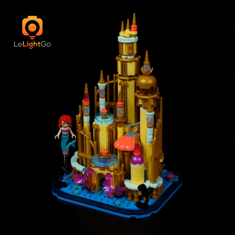 Light Kit For Mini Disney Ariel's Castle 40708