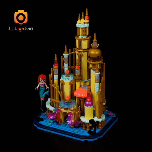 Light Kit For Mini Disney Ariel s Castle 40708 LeLightGo
