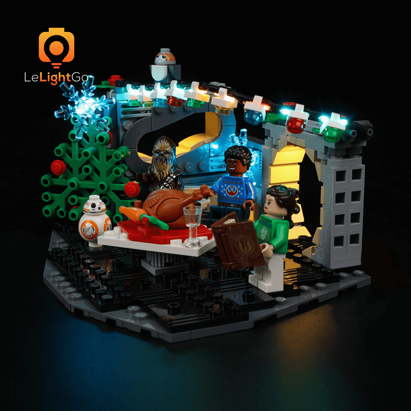 Light Kit For Millennium Falcon Holiday Diorama 40658