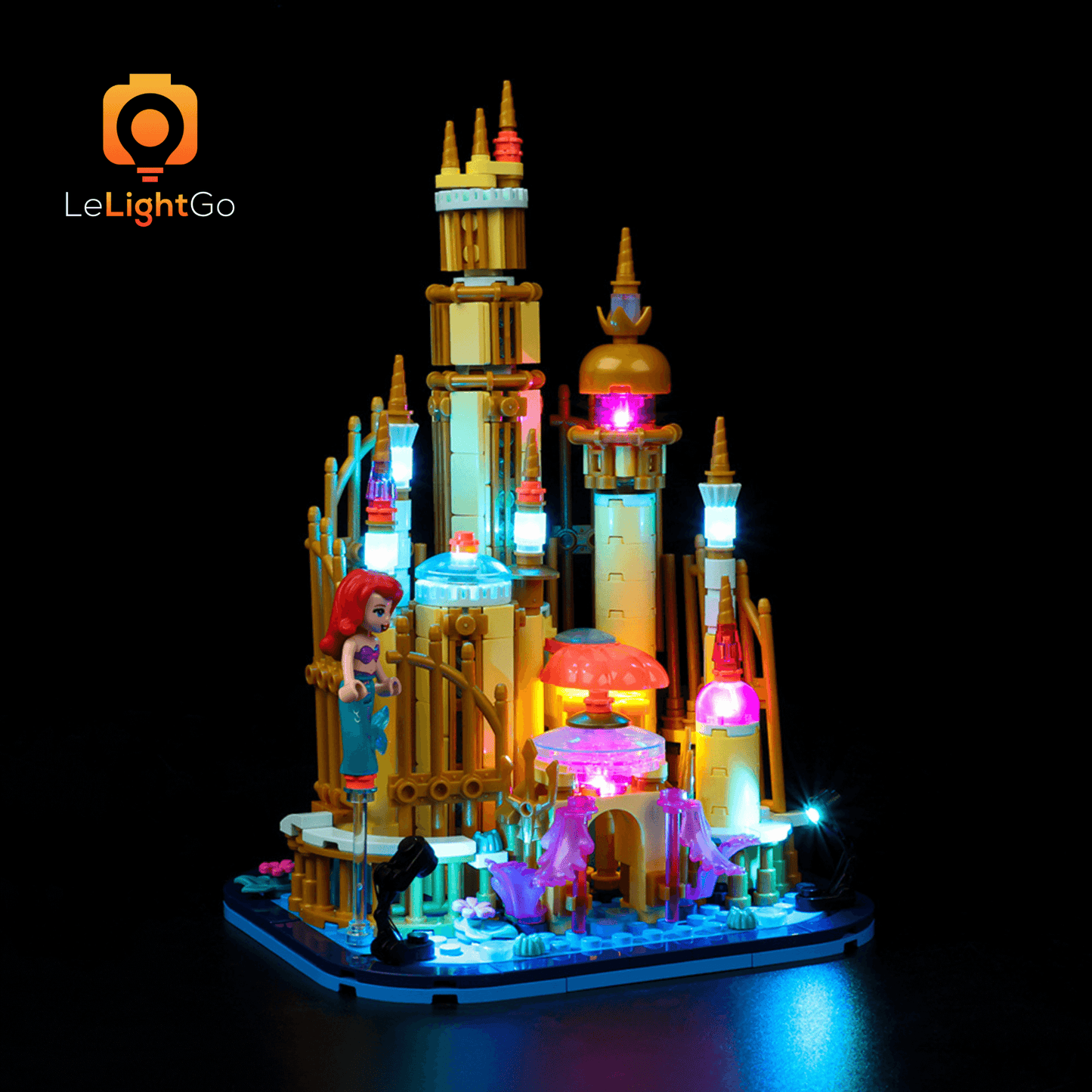 Light Kit For Mini Disney Ariel's Castle 40708