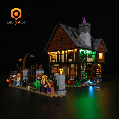 Light Kit For Disney Hocus Pocus: The Sanderson Sisters' Cottage 21341