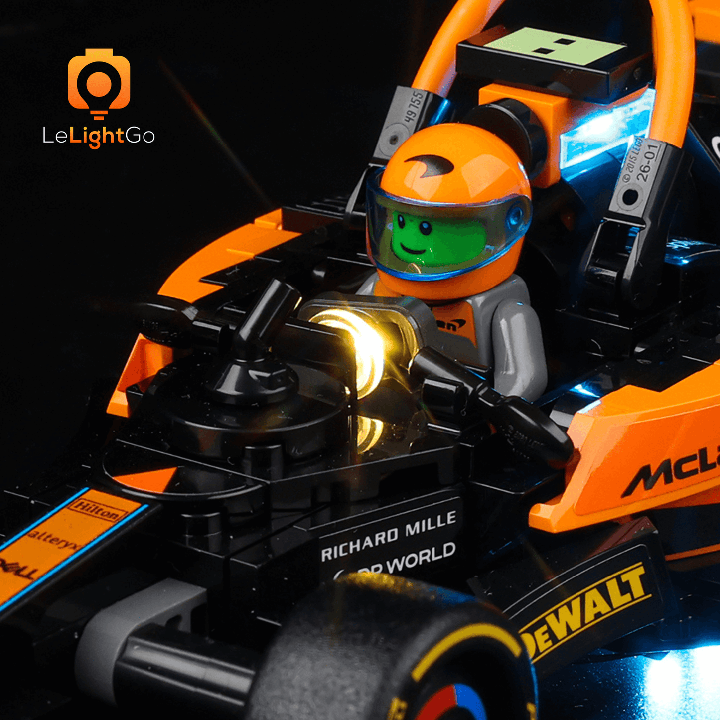 Light Kit For 2023 McLaren Formula 1 Race Car 76919