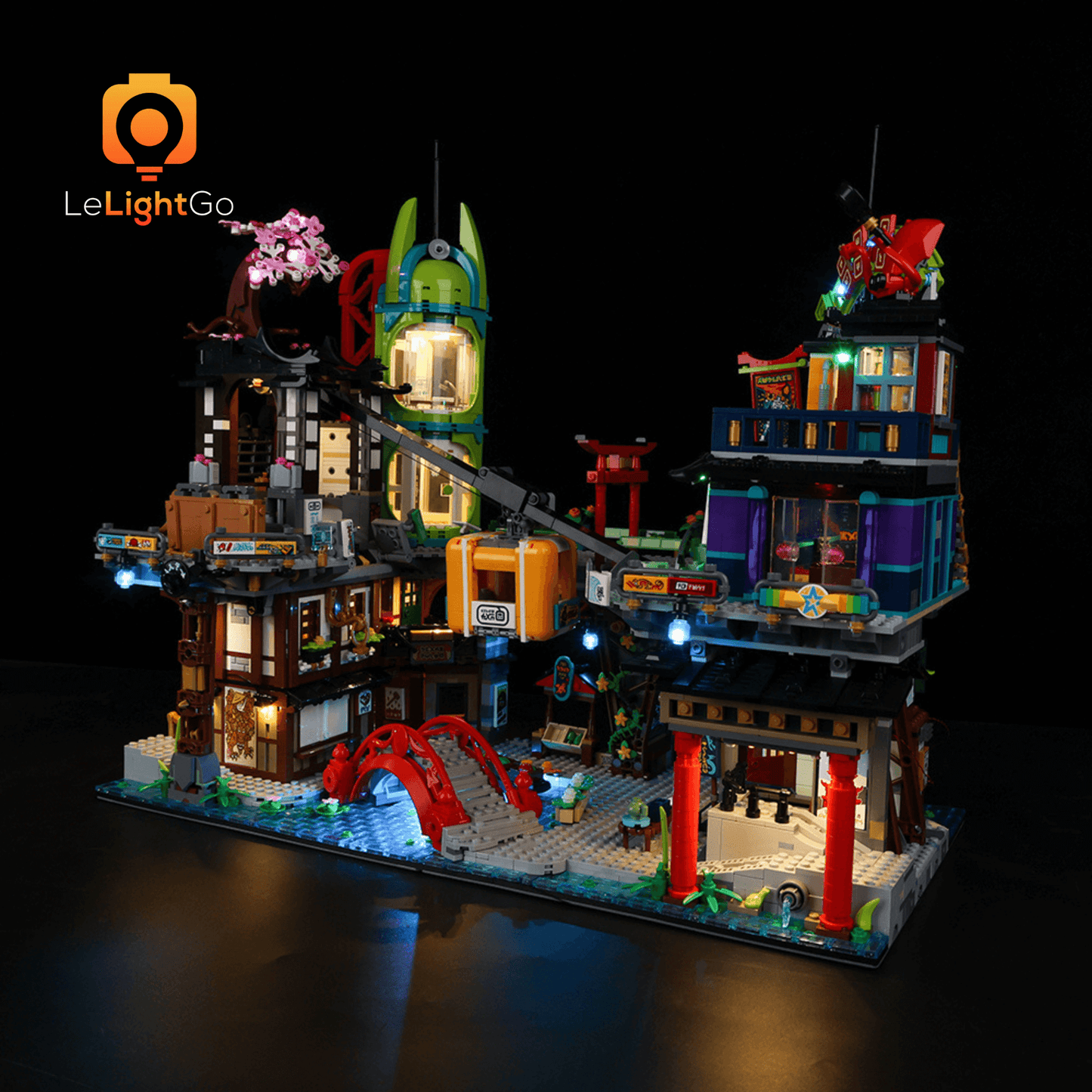 Light Kit For NINJAGO City Markets 71799