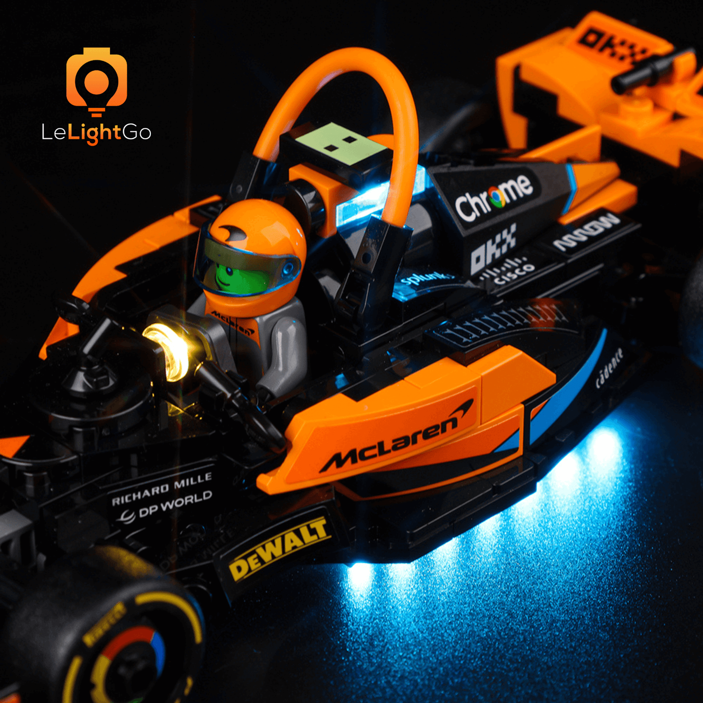 Light Kit For 2023 McLaren Formula 1 Race Car 76919