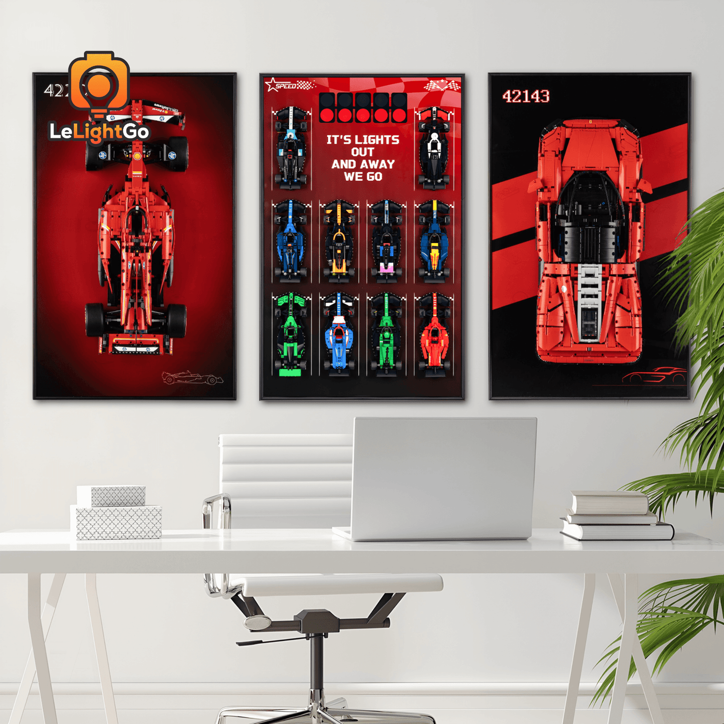 Display Wall-Mount for F1 Race Car 77242-77251