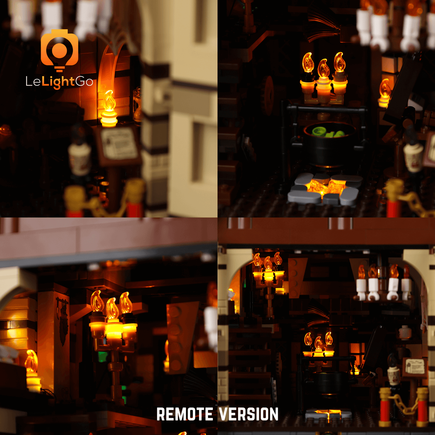 Light Kit For Disney Hocus Pocus: The Sanderson Sisters' Cottage 21341