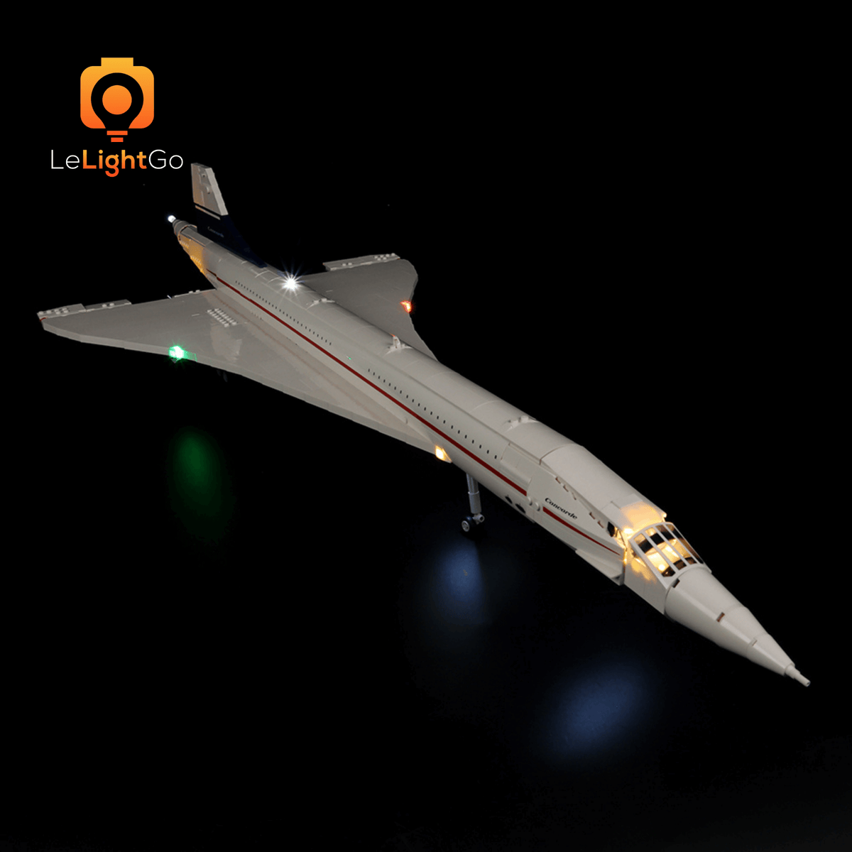 Lighting Kit for Concorde 10318 Aircraft Display | LeLightgo – LeLightGo