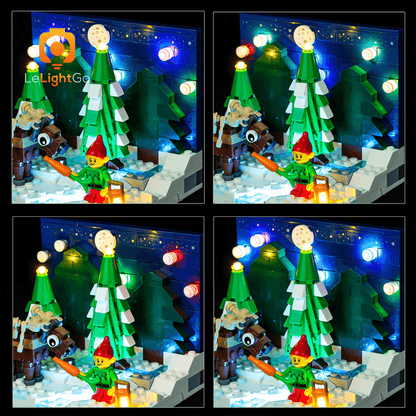 Light Kit For Santa's Front Yard 40484