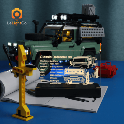 LED Nameplate for Land Rover Classic Defender 90 10317