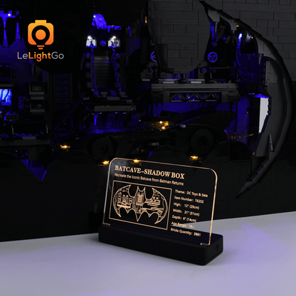 LED Nameplate for Batcave –  Shadow Box 76252