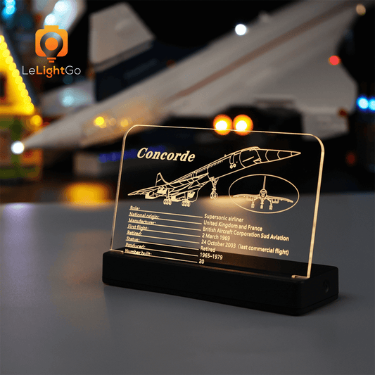 LED Nameplate for Concorde 10318