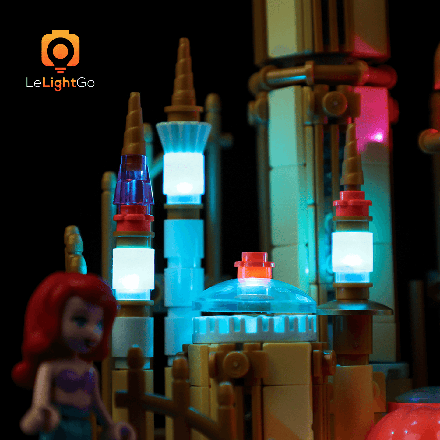 Light Kit For Mini Disney Ariel's Castle 40708