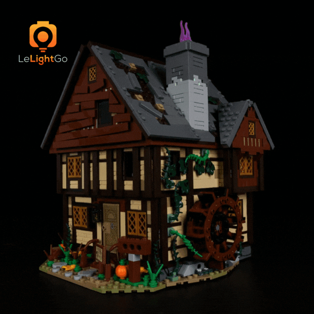 Light Kit For Lego Disney Hocus Pocus: The Sanderson Sisters' Cottage 21341
