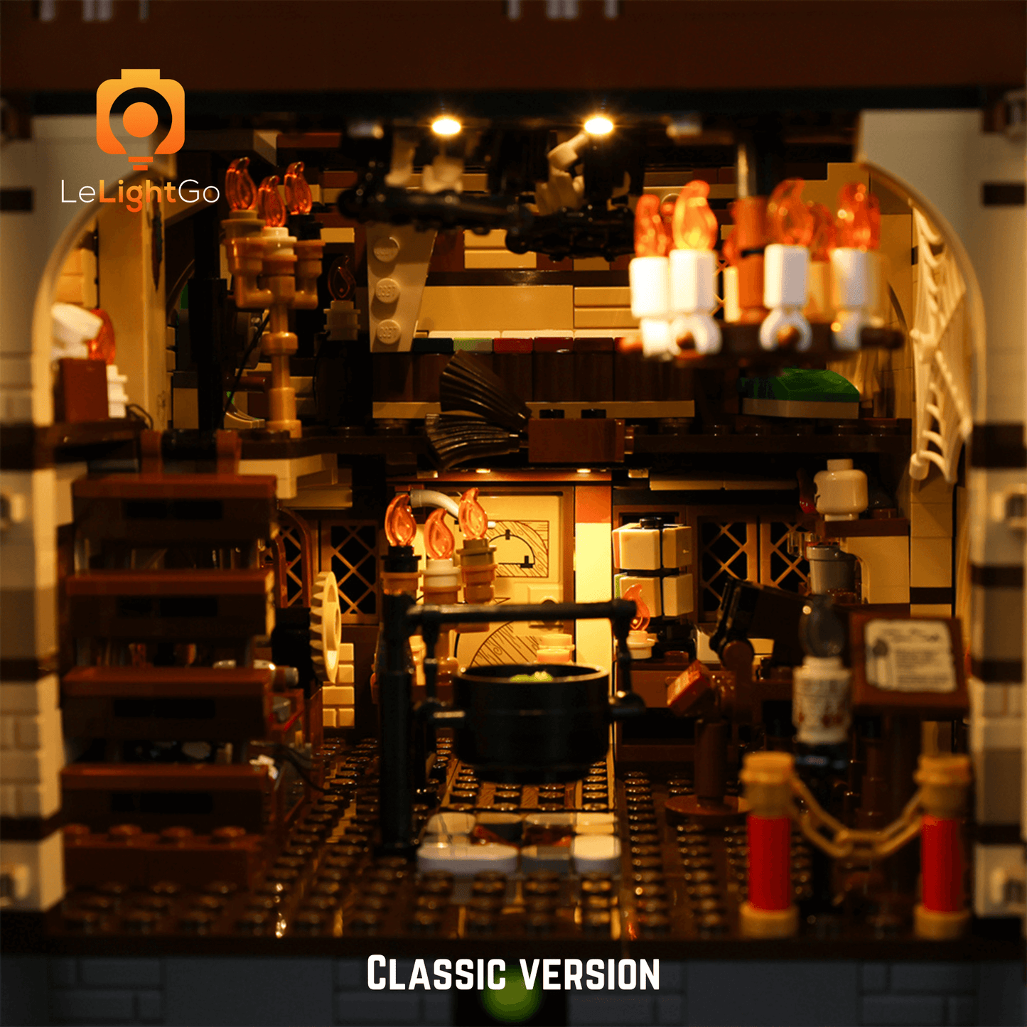 Light Kit For Disney Hocus Pocus: The Sanderson Sisters' Cottage 21341