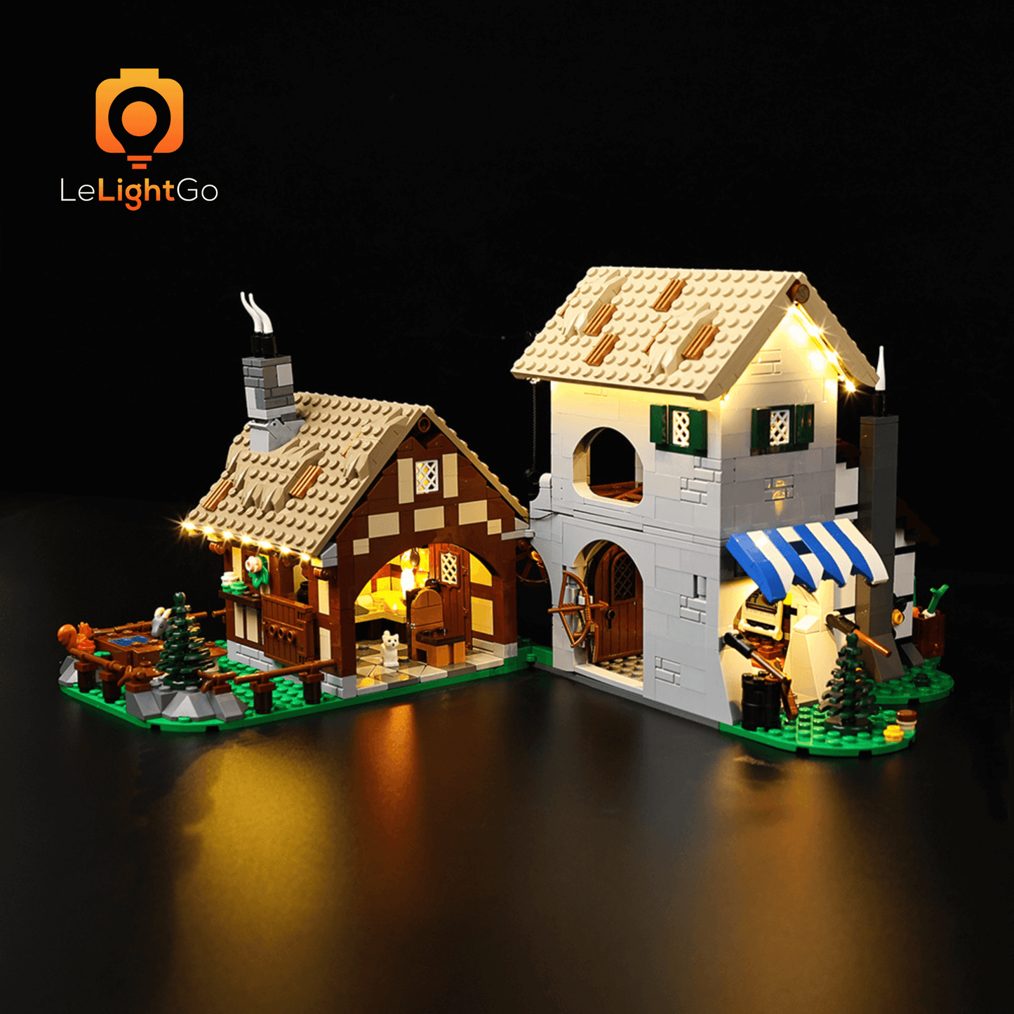 Light Kit For Medieval Town Square 10332