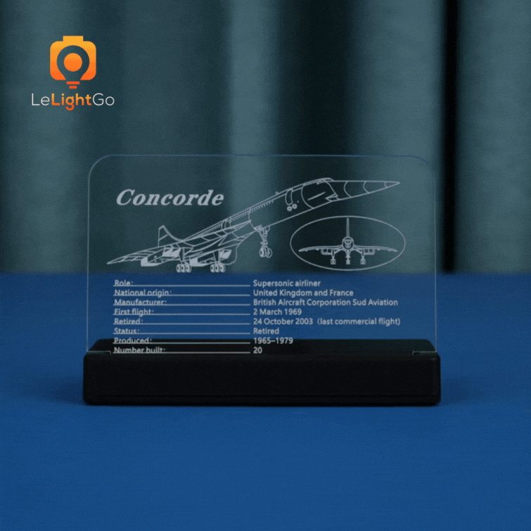 LED Nameplate for Concorde 10318